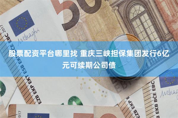 股票配资平台哪里找 重庆三峡担保集团发行6亿元可续期公司债